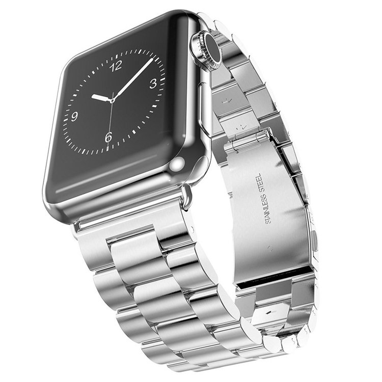 Apple Watch Borstat Metallarmband 42/44mm Silver