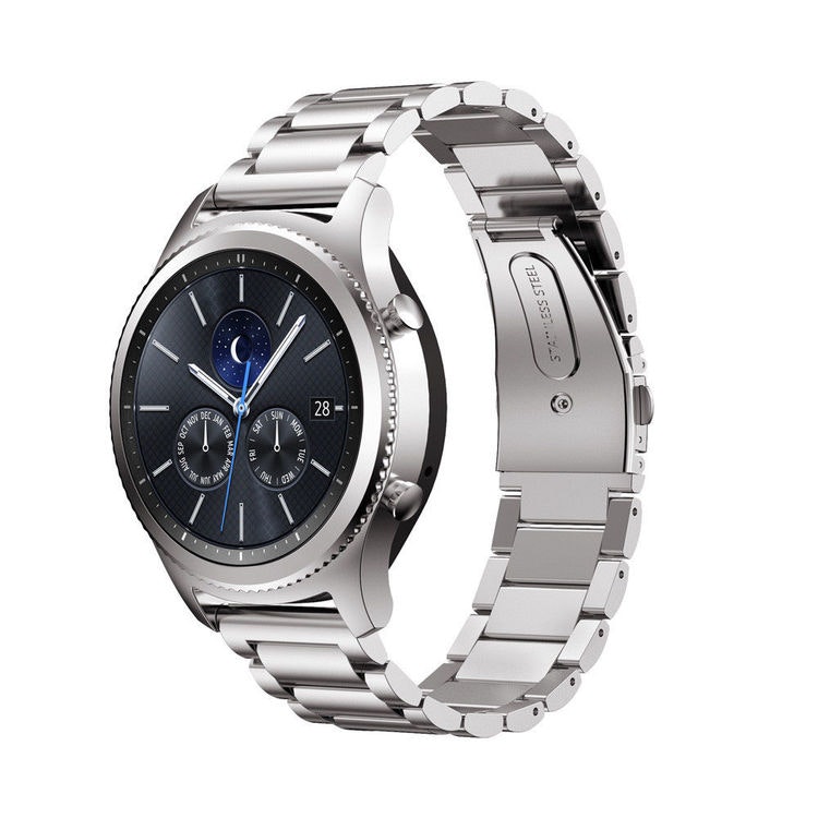 Samsung Galaxy 46mm Watch Borstat Metallarmband Silver - Knivblad ...