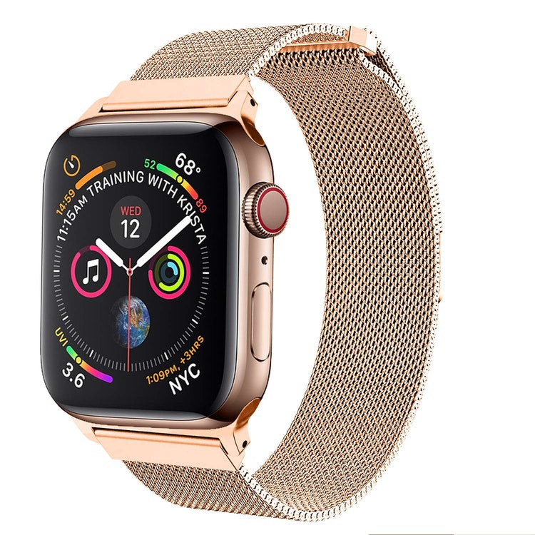 Armband till Apple Watchd Milanesisk 38/40mm ROSE/GULD