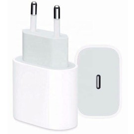 iPhone Laddare - Strömadapter - 20W USB-C - Snabbladdare Vit