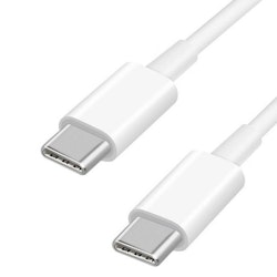 3meter Laddare för Samsung - Snabbladdare - USB-C Laddare - Kabel Vit