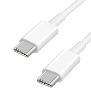 3meter Laddare för Samsung - Snabbladdare - USB-C Laddare - Kabel Vit
