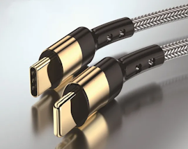 Extra Stark Laddningskabel iPhone GULD 2Meter