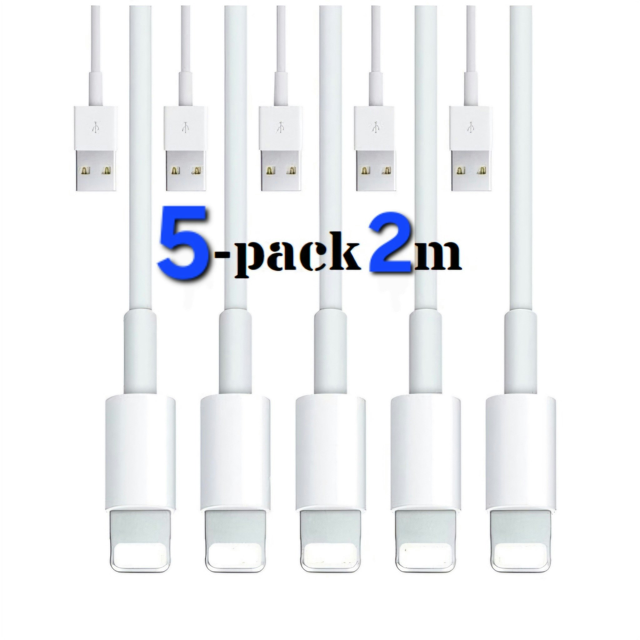 iPhone kabel för Apple 11/12 USB-C till Lightning 1M Vit