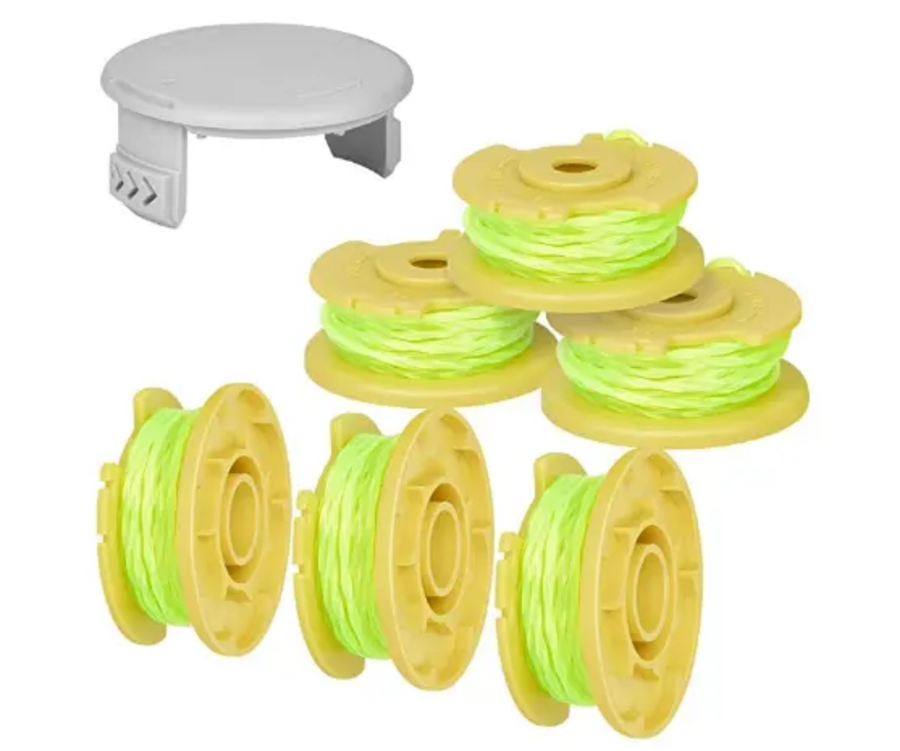 3st rullar på HELA 2.0mm trimmertråd Ryobi