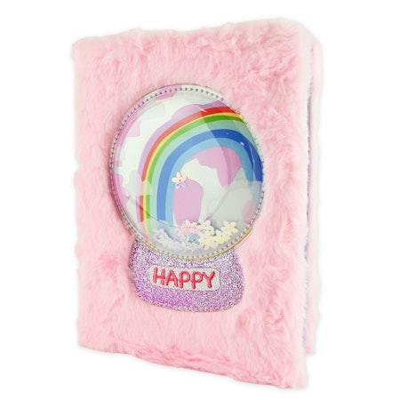 Anteckningsbok - Notebook Fluffy Happy Rainbow