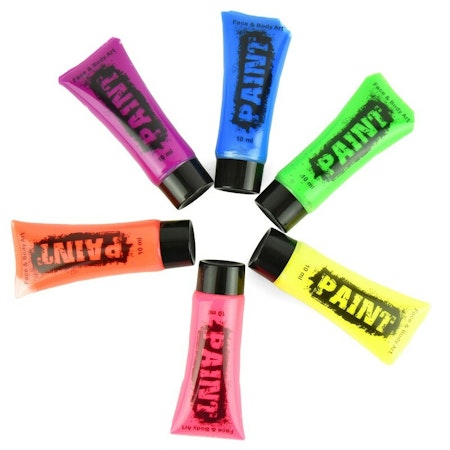Face And Body Paint UV Colours