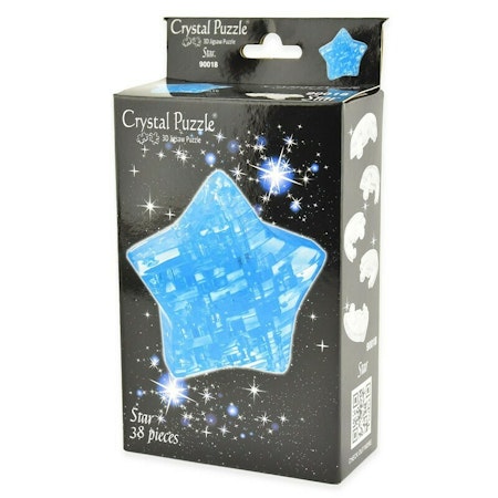 Crystal puzzle blue star 38pcs