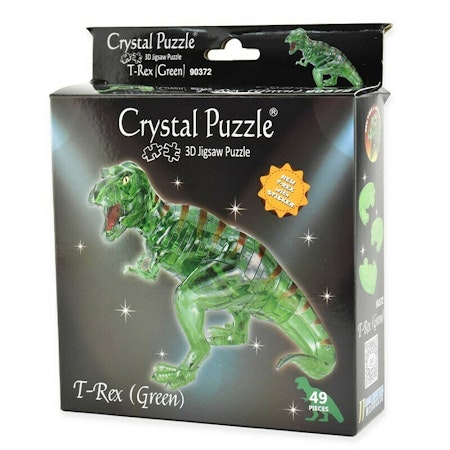 Crystal puzzle t-rex green 49pcs
