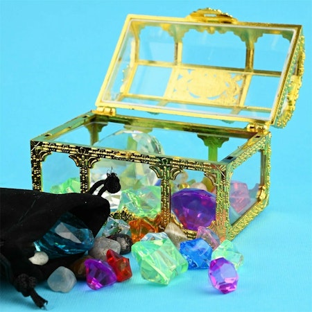 Skattkista Gold - TREASURE CHEST diamonds