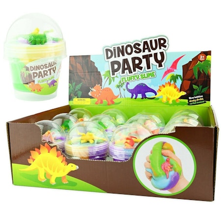 Slime - Putty Rainbow Dinosaur w eraser