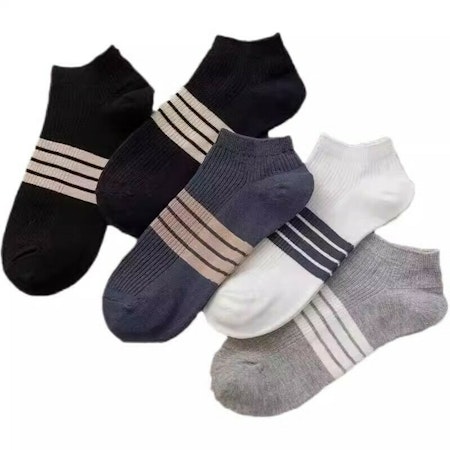 Ankelstrumpor Stripe 5-Pack