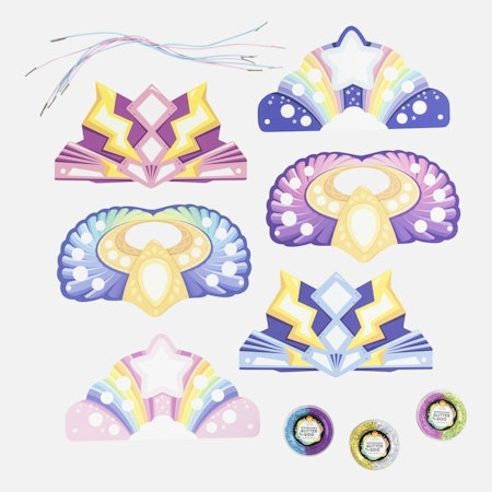 Glitter Goo Crowns ? Super Rainbow