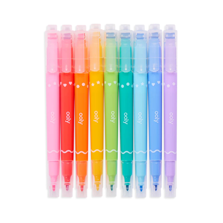 Confetti Stamp Double-Ended Markers