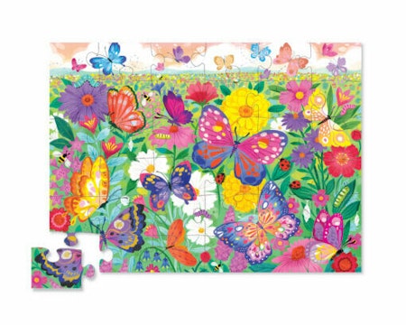 36 pc ? Puzzle/Butterfly Garden