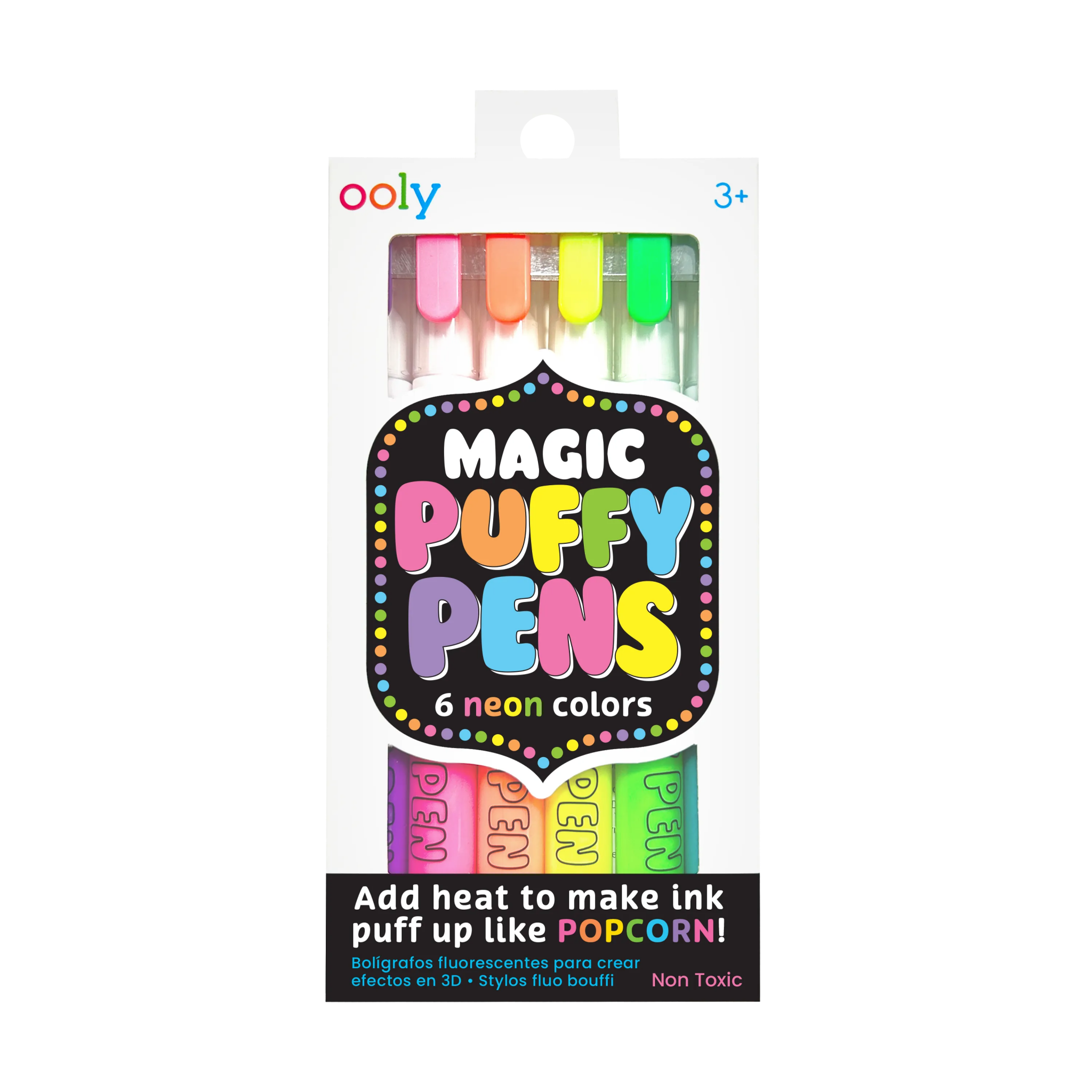 Magic Neon Puffy Pens