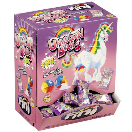 Fini Unicorn Balls Bubble Gum 200st