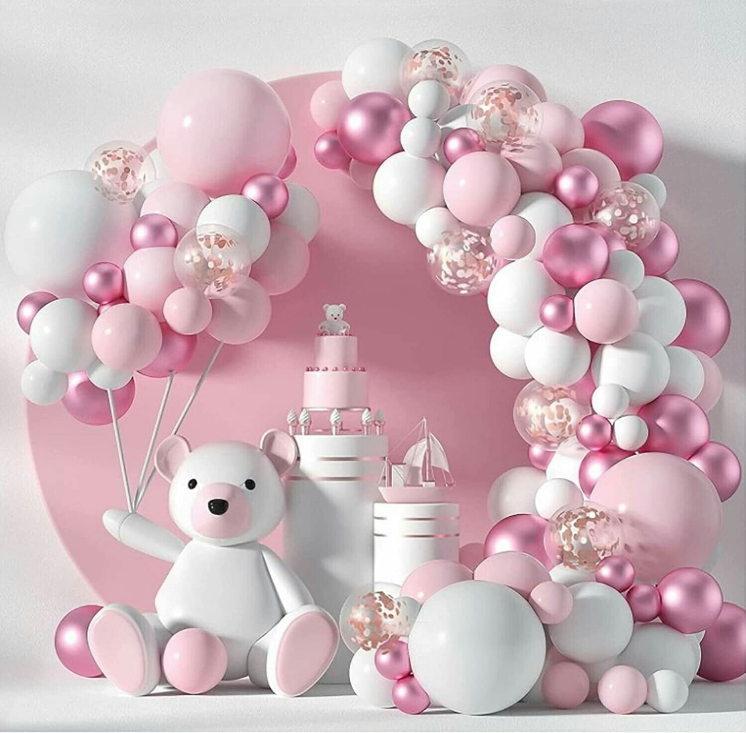 Ballongbåge - Ballongset Summer pink DBS-35 107 delar