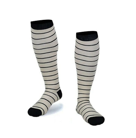 Kompressionsstrumpor Black Stripes Nr 33