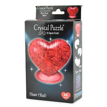 Crystal Puzzle Red Heart