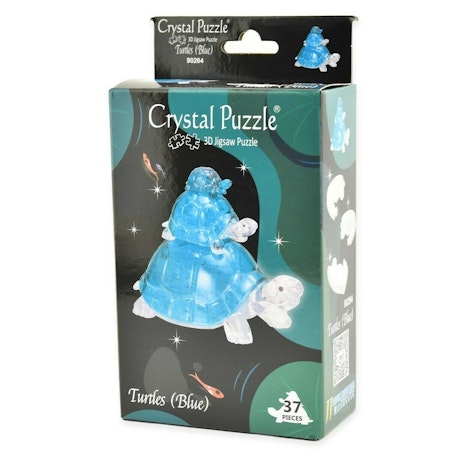 Crystal Puzzle Turtles Blue