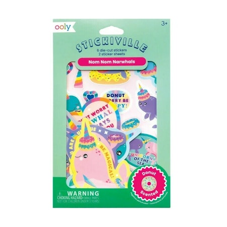 Stickiville Stickers: Nom Nom Narwhals ? Scented