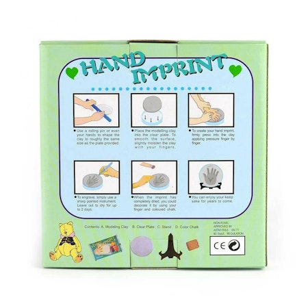 Handavtryck i Gips - Hand Imprint
