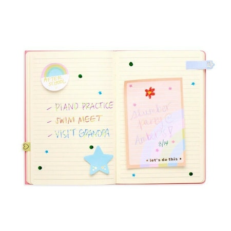 Side notes sticky tab note pad ? pastel rainbows