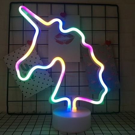 Ledlampa med neoneffekt