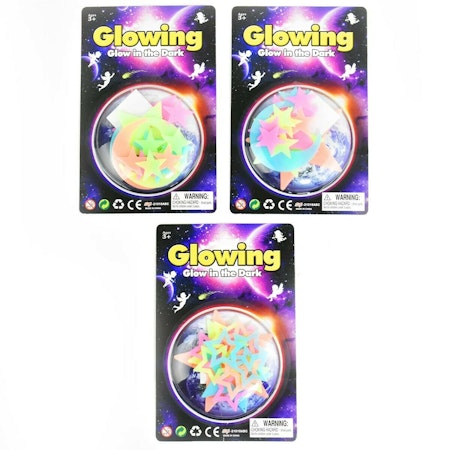 Stars & Moon glow in the dark
