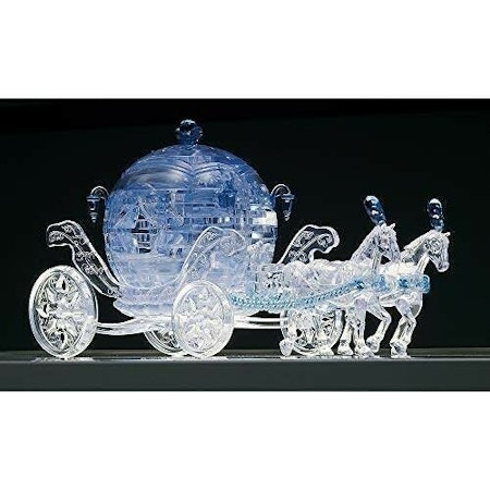 Crystal puzzle Carriage blue