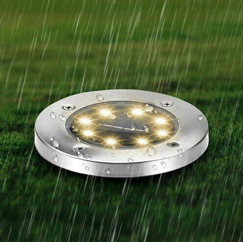 Spotlights med solceller för trädgård 4-pack