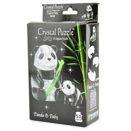 Crystal puzzles 2 pandas 51pcs