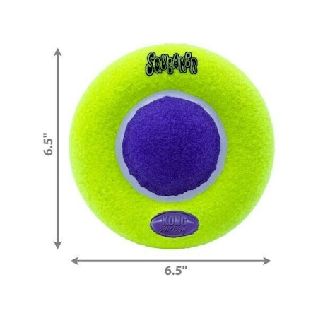 KONG AirDog Squeaker Saucer Flerfärgad M/L 23cm