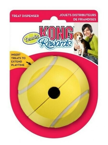 KONG Aktiveringsleksak Reward Tennis Gul