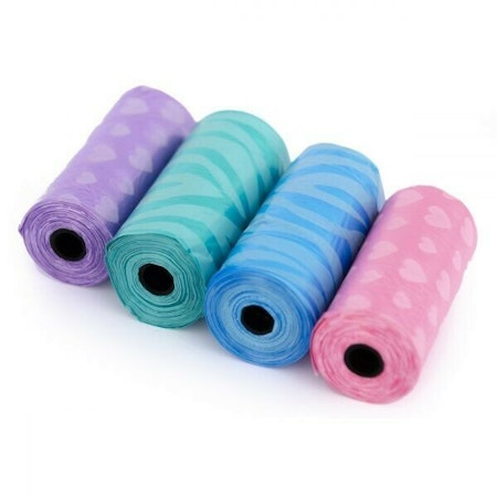Bajspåsar mini 4x20p Flerfärgad