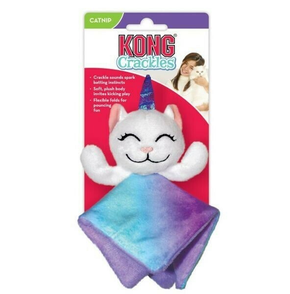 KONG Leksak Crackles Caticorn Flerfärgad 17cm