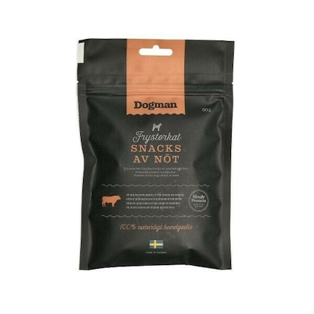 Frystorkat snacks av nöt 50g