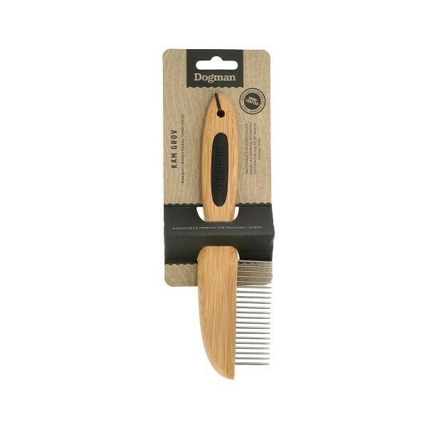 Kam grov Bamboo 17cm