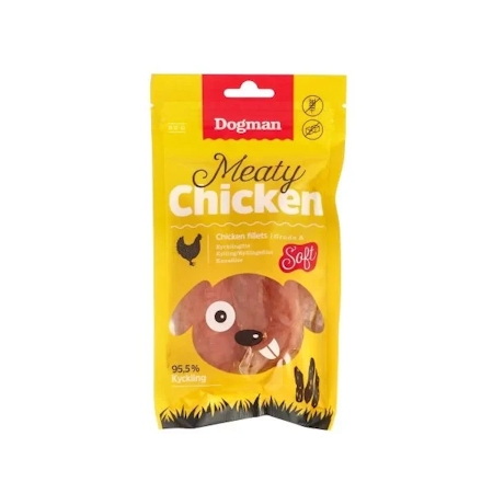 Hundgodis Meaty Chicken Soft Fillets 80g
