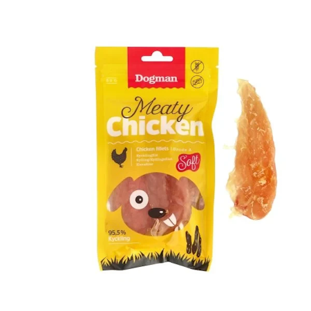 Hundgodis Meaty Chicken Soft Fillets 80g