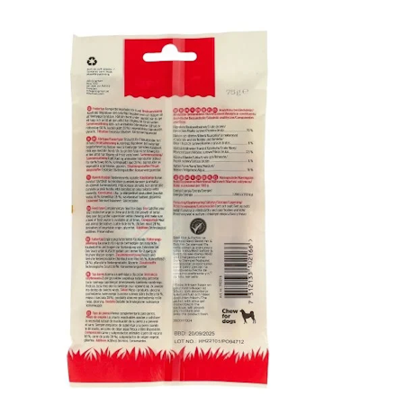Tuggpinnar med kyckling 6p Vit S 12cm