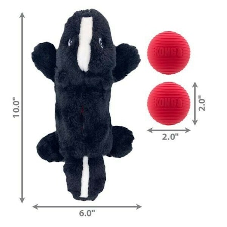 KONG Cozie Pocketz Skunk Flerfärgad 29cm