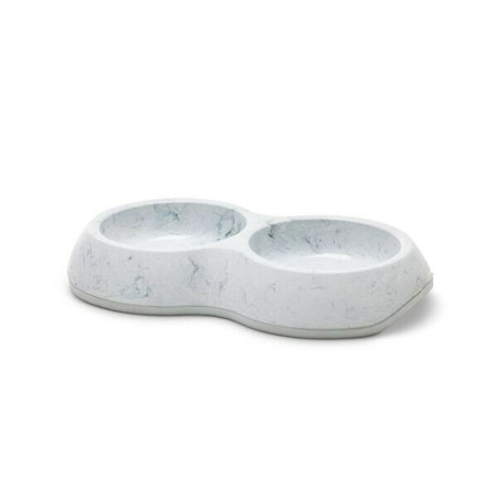 Savic Matskål Delice marble dubbel Grå 2x200ml