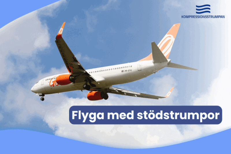 Stödstrumpor på flyget: Varför ska man ha det?