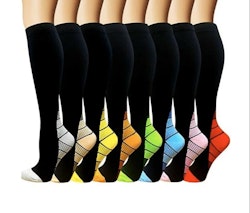 6-Pack  Kompressionsstrumpor Perfekt Fit