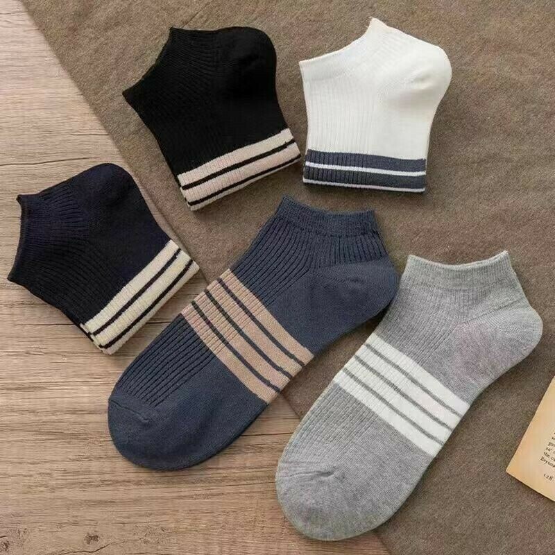 Ankelstrumpor Stripe 5-Pack