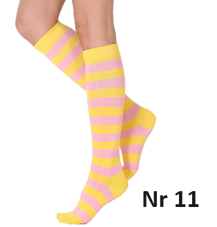 Lång Strumpa Rainbow Serie - Stripe