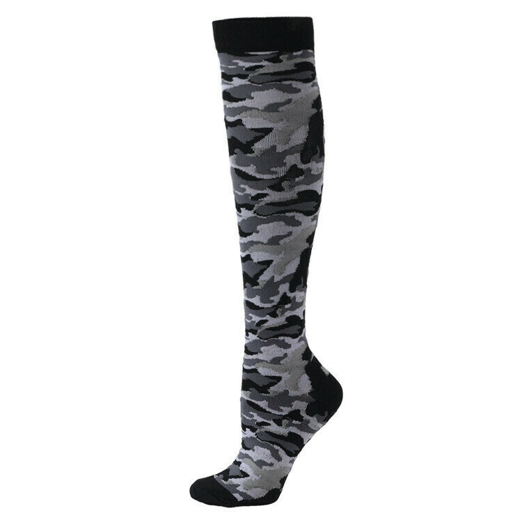 Stödstrumpa Camouflage Grå Nr 110