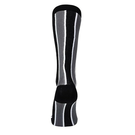 3-Pack Stödstrumpa Black and grey stripes Nr 99